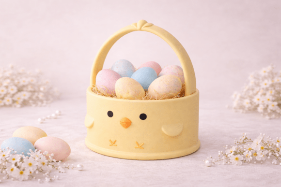 3D Easter Chick Egg Holder 094