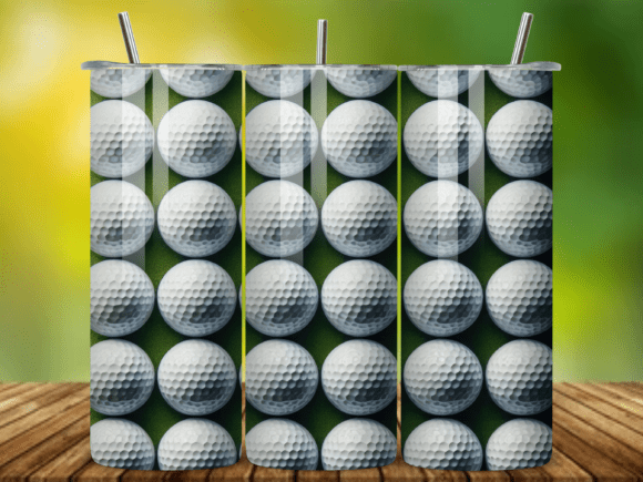 3D Golf Ball 20oz Tumbler Wrap V.14: Design, Utility, and Practical Considerations
