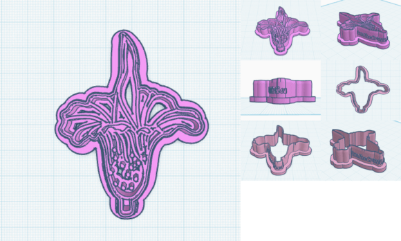 Corpse Flower Cookie Cutters: A Unique 3D Printing Model for Creative Bakers