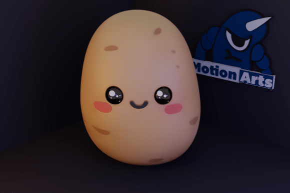 Cute Potato STL 3D Model for Easy 3D Printing: A Versatile Choice for Creative Projects