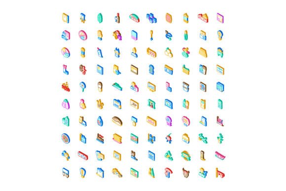 Diverse 3D Isometric Icons Collection Wi: A Visual Asset for Modern Design