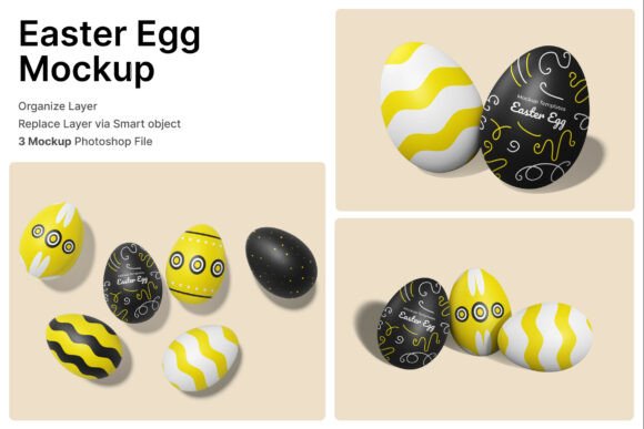 Easter Egg 3D Mockup: A Modern Tool for Seasonal Branding and Holiday Merchandise