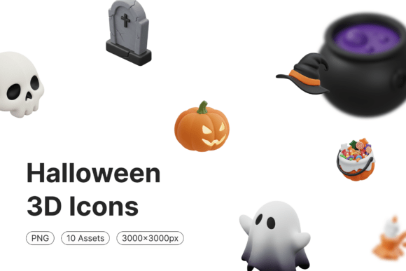 Exploring the Spooky Fun of Halloween 3D Icons and Their Design Potential