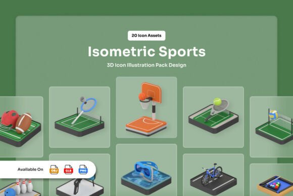 Isometric Sports 3D Icons: A Modern Visual Language for Dynamic Sports Design