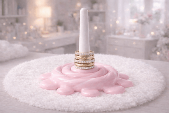 Lollipop Ring Holder for Easy 3D Printing: A Functional Decor Piece for Modern Spaces