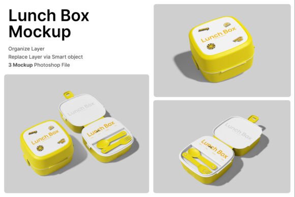 Lunch Box 3D Mockup: A Practical Tool for Modern Food Packaging Design