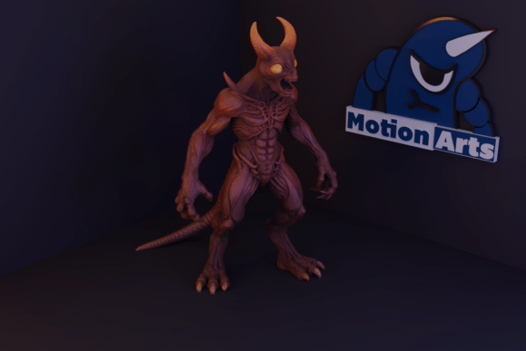The Flesh-Ripping Alien Creature 3D Model: A Brutal Addition to Your 3D Printing Collection
