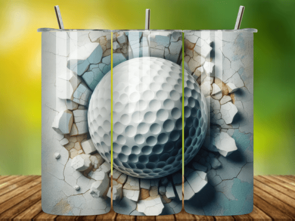 Understanding the 3D Golf Ball 20oz Tumbler Wrap V.9: A Creative Design for Personal and Commercial Use