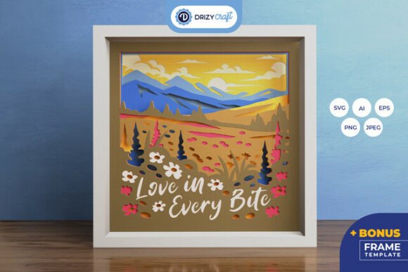 Whispers of Spring 3D Shadow Box: A Layered Design Experience