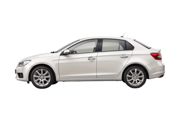 White Isolated Car T-Shirt 3D PNG